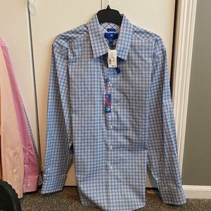 BRAND NEW - Egara Modern Fit Sport Shirt - XL - Blue